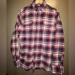 Jachs red flannel button down shirt
